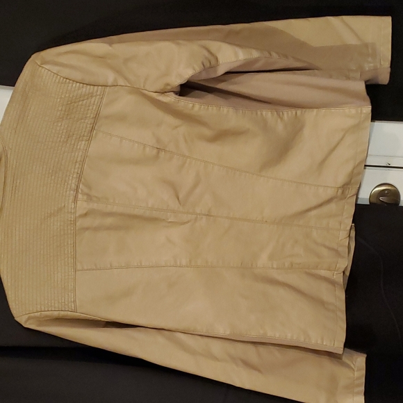 Apt.9 Jacket tan faux leather Sz. XL - Picture 5 of 5